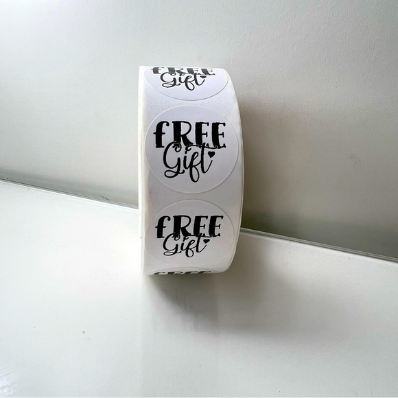Packaging supplies | FREE GIFT STICKERS (Round) For Small Businesses NWT… - Picture 2 of 6